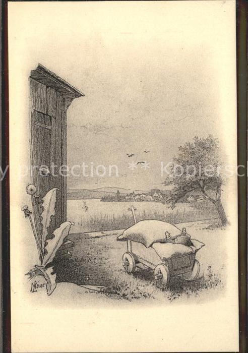 Loewe Meta Nr. 55 Kind Holzwagen Löwenzahn