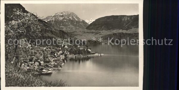 Helvetia Schweiz Ort am See
