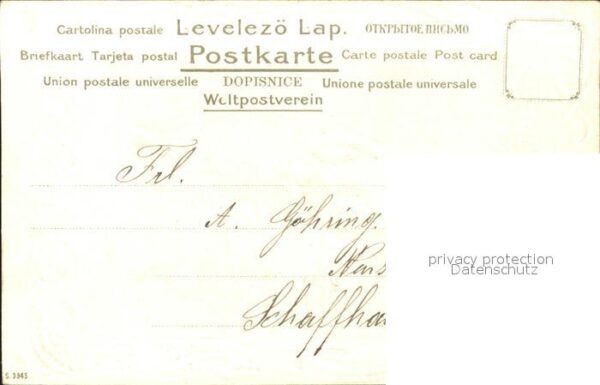 Gedicht auf AK Sehnsucht Frau Litho – Bild 2