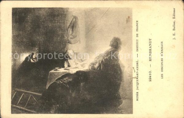 Rembrandt Les Discipöes d_Emmaus