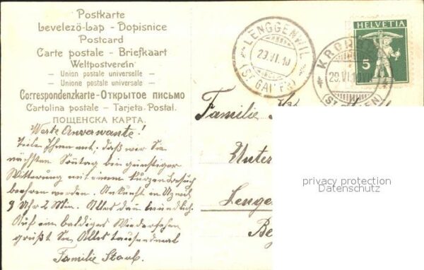 Rosen Veilchen Schleife Litho – Bild 2