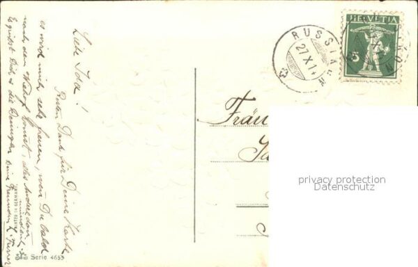 Blumengruesse Veilchen Spruch Litho – Bild 2