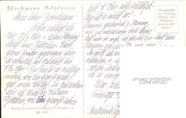Schiestl M. Vorfrühling Wiechmann-Bildkarten Nr. 61 – Bild 2