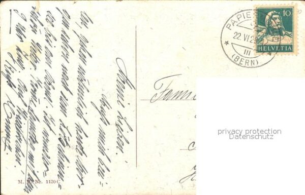 Kuenstlerkarte C.M. Schuster Von lieber Hand Nr. 1130 – Bild 2