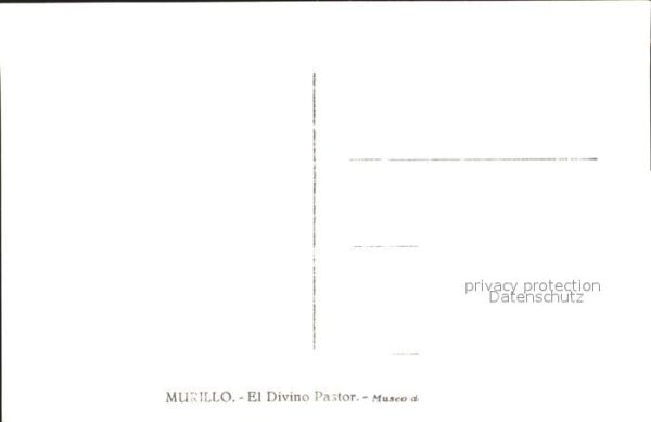 Murillo B. E. El Divino Pastor Kind Schaf – Bild 2