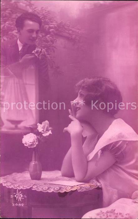 Foto SOL Nr. 3482 Frau Mann Rosen
