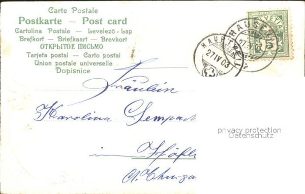 Rosen Veilchen Blumengrüsse Litho – Bild 2
