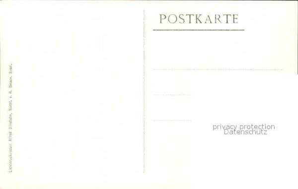 Kuenstlerkarte Oberst C. Imboden Studienkopf Kind – Bild 2