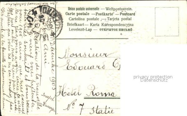 Blumen Veilchen Litho – Bild 2
