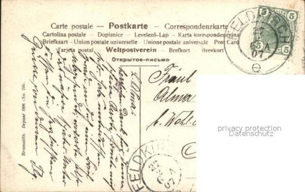 Foto AL Nr. 3235/3 Kind Hutmode Tracht Spindel – Bild 2