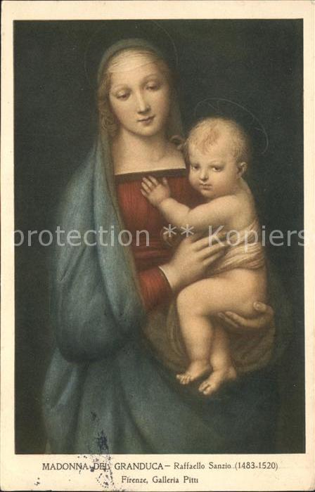 Religion Madonna del Granduca Künstlerkarte Raff
