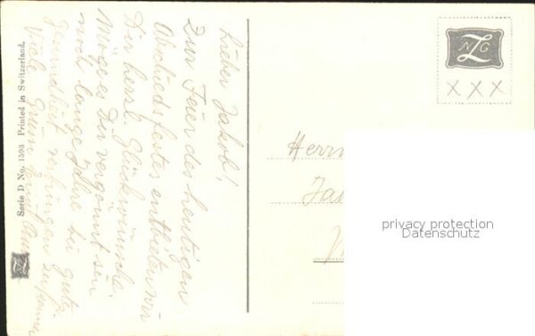 Verlag NLG Nr. 1593 Veilchen Vase – Bild 2