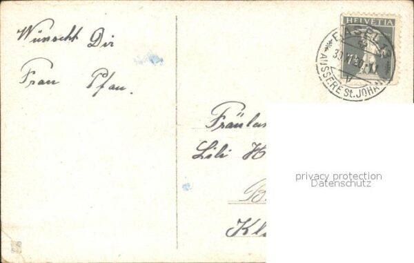 Geburtstag Glückwunsch Blumen Litho – Bild 2