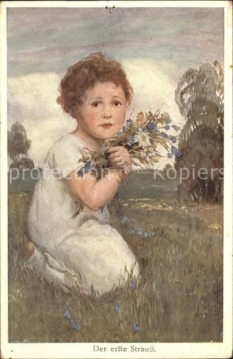 Kinder Child Enfants Blumen Wiese