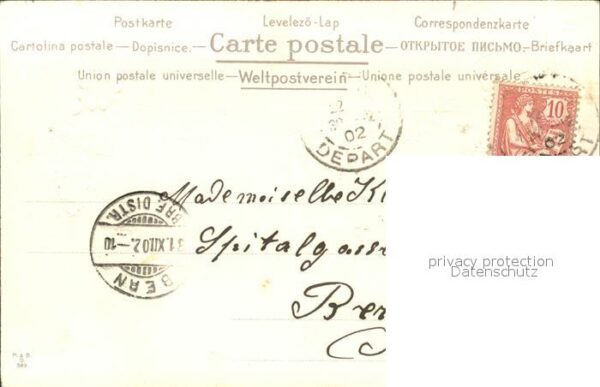Hufeisen Kleeblätter Windmühle Litho – Bild 2