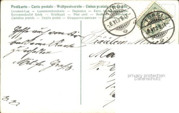 Blumengruesse Gedicht Litho – Bild 2