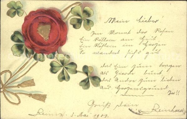 Kleeblatt-Litho Siegel Litho