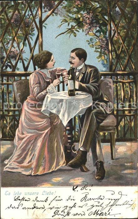 Wein Paar Liebe