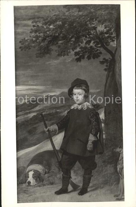 Kuenstlerkarte Alte Kuenstler Velazquez El Principe Baltasar Carlos