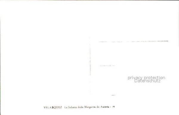 Kuenstlerkarte Alte Kuenstler Velazquez La Infanta dona Margarita de – Bild 2