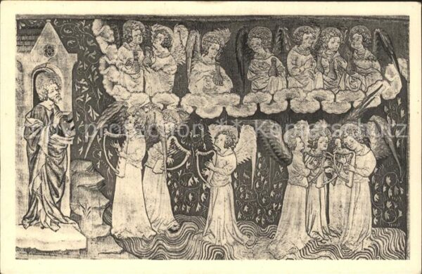 Tapisserie Tapete Wandteppich Musee Angers Apocalypse Concert d_Anges