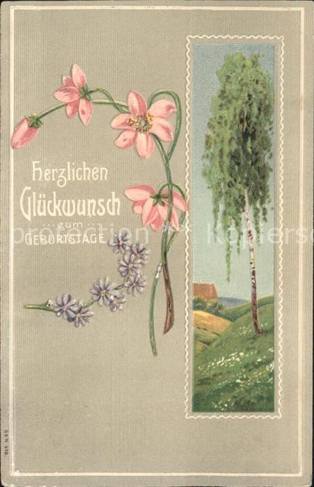 Geburtstag Glückwunsch Blumen