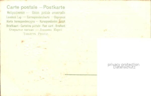 Neujahr Vergissmeinnicht Kleeblatt Litho – Bild 2