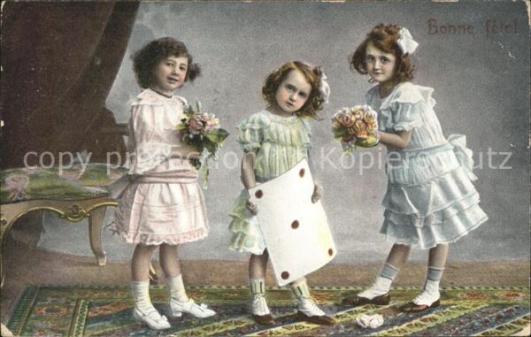 Kinder Child Enfants Rosen Glückwunsch