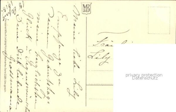 Geburtstag Vergissmeinnicht Litho – Bild 2