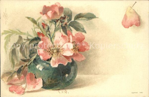 Rosen Vase Litho