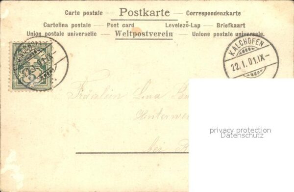 Blumen Alpenveilchen Gedicht Litho – Bild 2