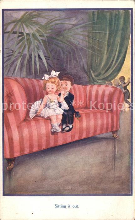 Kinder Child Enfants Handkuss Fächer Sofa