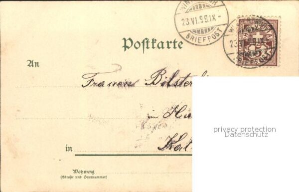 Blumengruesse Gedicht Litho – Bild 2