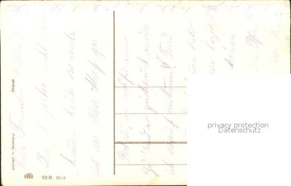 Namenstag Namenskarte Kinder Blumen Litho – Bild 2
