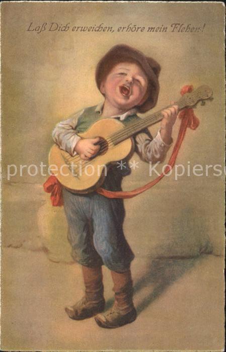 Gitarre Kind Musiker Gesang