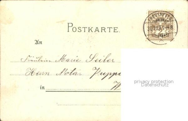 Neujahr Stiefmütterchen Litho Psalm – Bild 2