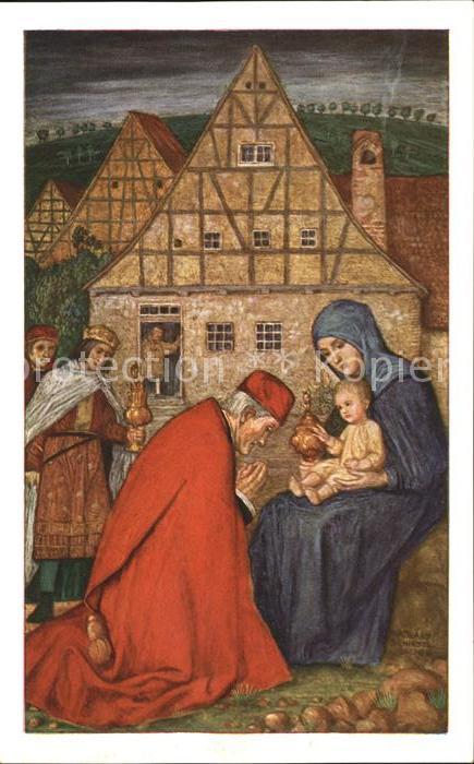 Schiestl M. Nr. 2282 Heilige Drei Könige Weihnachte