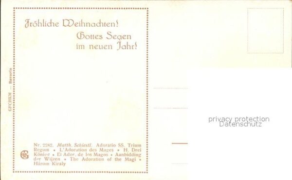 Schiestl M. Nr. 2282 Heilige Drei Könige Weihnachte – Bild 2