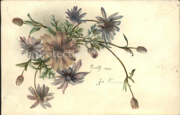 Blumen Litho