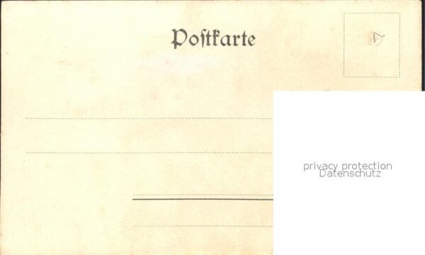 Kuenstlerkarte O. Günther Naumburg Haus Bäume Natur – Bild 2