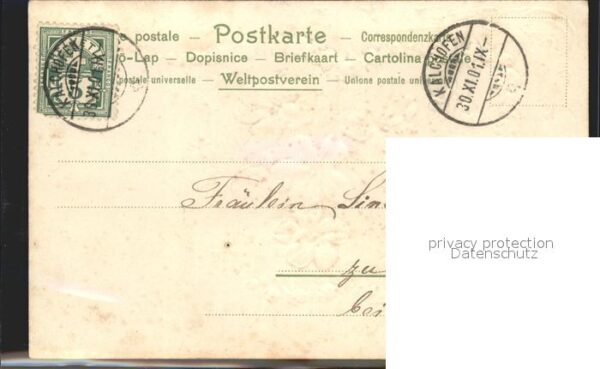 Maigloeckchen Veilchen Litho – Bild 2