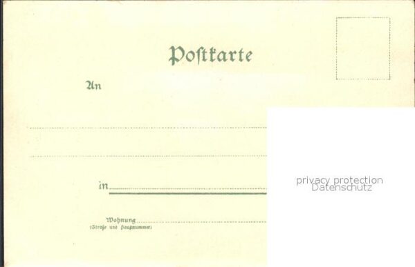 Tannenzapfen Kirche Weihnachten Litho – Bild 2