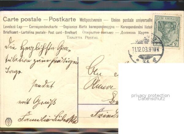 Rosen Glückwunsch Geburtstag Litho – Bild 2