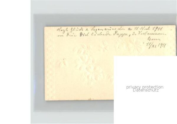 Geburtstag Glückwunsch Blumen Litho – Bild 2