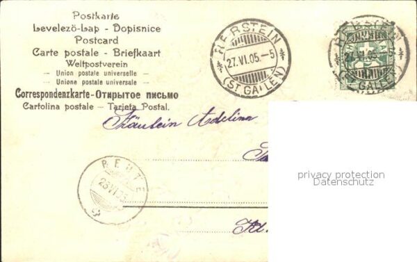 Blumen Veilchen Litho – Bild 2