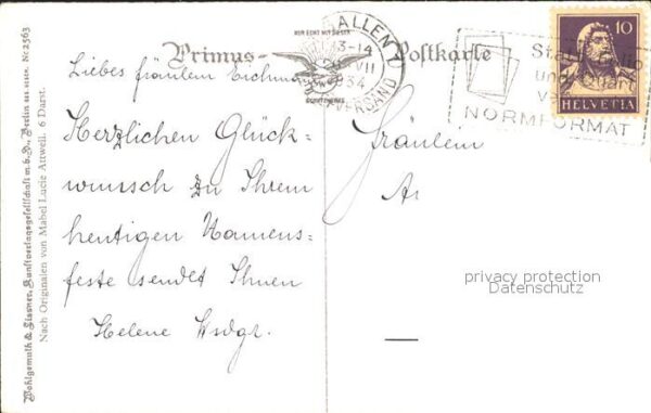 Verlag Primus Nr. 2563 Mabel Lucie Attwell Kind Blumen – Bild 2