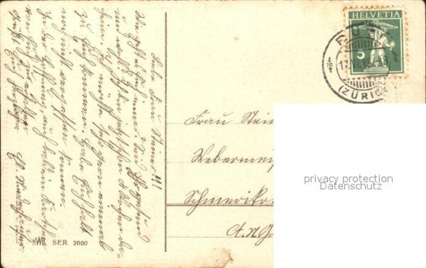 Rosen Veilchen Kleeblatt Schwalben Litho – Bild 2