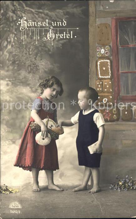 Foto RKL Paris Nr. 5482/1 Kinder Hänsel und Gretel