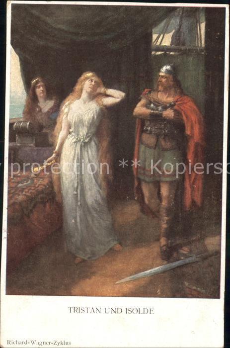 Wagner Richard Komponist Tristan und Isolde Künstlerkarte M. Mun