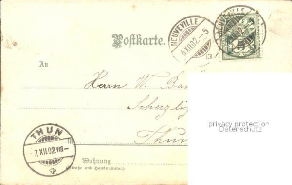 Hufeisen Vergissmeinnicht Litho – Bild 2